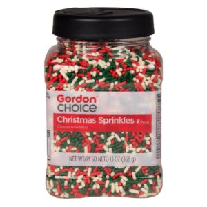 White, Red & Green Sprinkles | Packaged