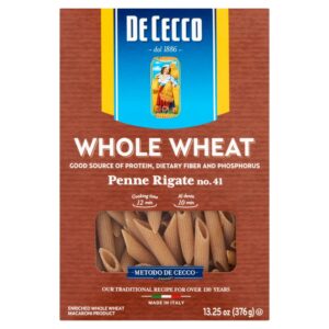 DeCecco Whole Wheat Penne Pasta | Packaged