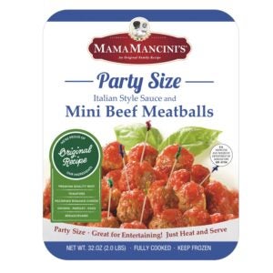 Party Size Mini Beef Meatballs | Packaged