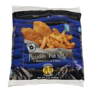 Piccadilly "Pub-Style" Battered Cod Fillets | Packaged