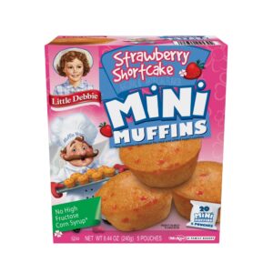 Strawberry Shortcake Mini Muffins | Packaged