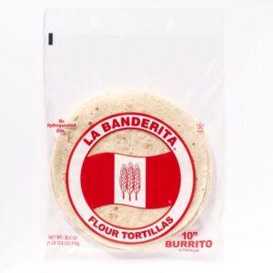 TORTILLA FLOUR 10" 16-12CT LABAND | Packaged