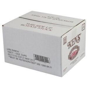 DRESSING LITE RNCH 100-1.5Z CUP KENS | Corrugated Box