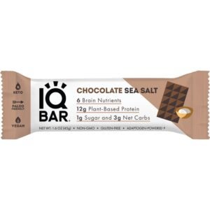 Chocolate Sea Salt Keto Protein Bar | Packaged