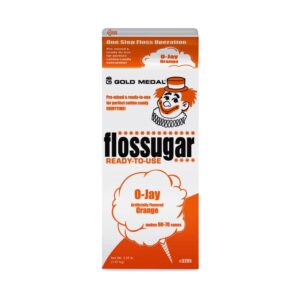 6-3.5# Flossugar - # 13orange | Packaged