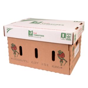 1-25# Green Tomatoes | Corrugated Box