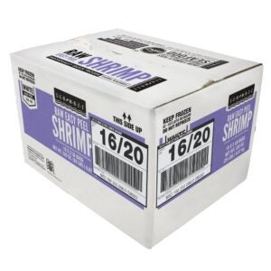 Raw Easy Peel Shrimp 16/20 | Corrugated Box