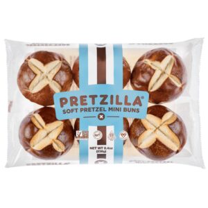 Mini Pretzel Buns, 1.4 oz. | Packaged