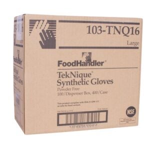 4-100 Vinyl Gloves Lrg Pwdr Free | Corrugated Box