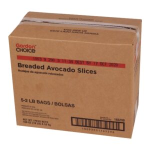 Breaded Avocado Slices | Corrugated Box