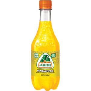 Plastic Bottle Pineapple Soda | Packaged