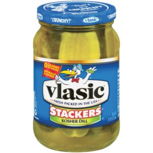 Kosher Dill Pickle Stackers | Packaged