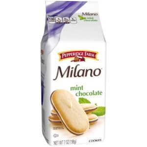 Pepperidge Farm Milano Mint Chocolate Cookies | Packaged