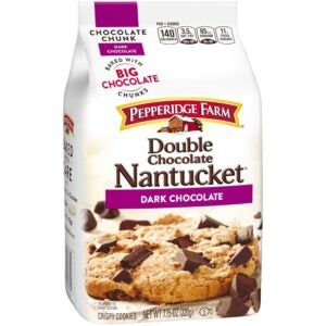 Pepperidge Farm Nantucket Crispy Double Chocolate Chunk Cookies | Packaged