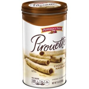 Pirouette Creme Filled Wafers Chocolate Hazelnut Cookies | Packaged