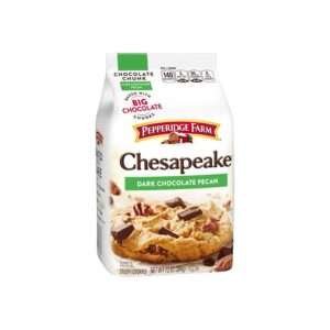 Crispy Chesapeake Dark Chocolate Pecan Cookies | Packaged