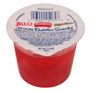 Gelatin Cup Strawb Sgr Fr 8-4ct Jello | Packaged