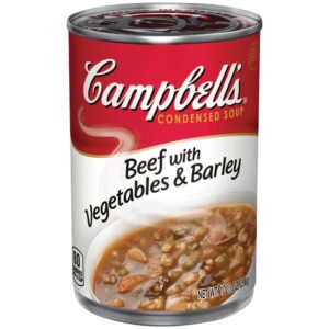 Campbell's Beef with Vegetables & Barley Soup | Packaged