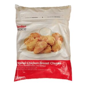 Breaded Boneless Chicken Breast Chunks | Packaged