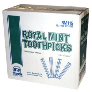 Wrapped Mint Toothpicks | Corrugated Box