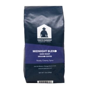 Thrive Midnight Blend Ground Coffee | Packaged