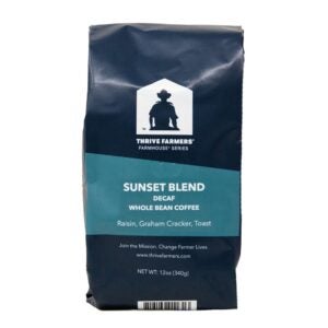 Sunset Blend Whole Bean Decaf Coffee | Packaged