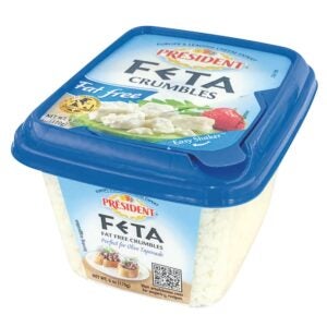 President Feta Fat Free Cheese 6oz | Packaged