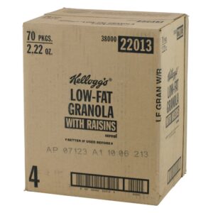 70-ind Cereal Lowfat Granola Kellogg' | Corrugated Box