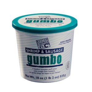 Boston Chowda Shrimp Sausage Gumbo | Packaged