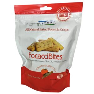 FocacciBites with Tomato & Oregano | Packaged