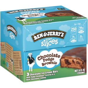 Ben & Jerry's Chocolate Fudge Brownie Slices | Packaged