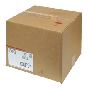 Ticket Double Roll 1-2000ct | Corrugated Box