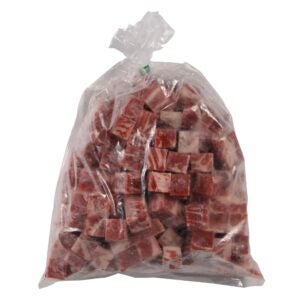 4-5# Stew-ready Diced Beef 85% Lean | Packaged