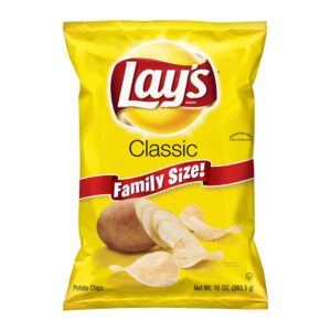 Family Size Classic Lay's Potato Chips | Packaged