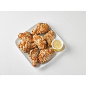 Breaded Bone-In Chicken Wing Sections | Styled