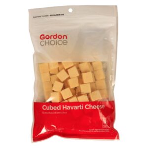 Havarti Cheese Cubes | Packaged