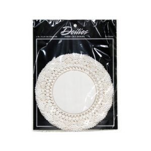 6" White Lace Doilies | Packaged