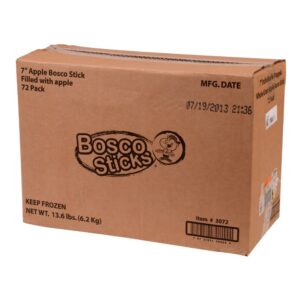 Applestick Wgrain 7" 72ct Bosco | Corrugated Box