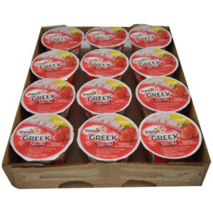 Yogurt Greek Strawb Raspb 12-5.3z | Packaged