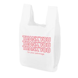Hilex 3X Thank You T-Shirt Bags | Raw Item