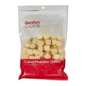 Muenster Cheese Cubes | Packaged