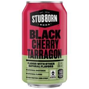 Black Cherry Tarragon Soda | Packaged