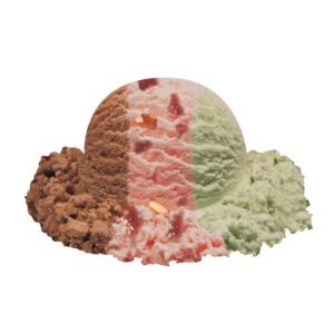 Spumoni Hard Serve Ice Cream | Raw Item