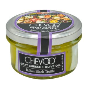 Goat Cheese + Olive Oil Italian Black Truffle | Packaged