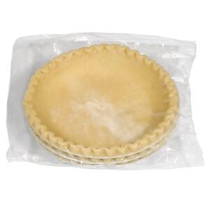 Shell Pie 8" Plain Raw 6-3ct Wick | Packaged