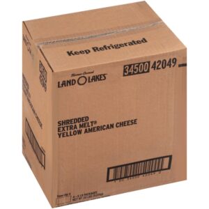 Shredded Extra Melt American Cheese | Corrugated Box