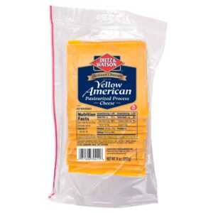 Dietz & Watson Sliced Amer Yellow 8oz | Packaged