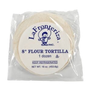 8 Inch Pressed Flour Tortillas | Packaged