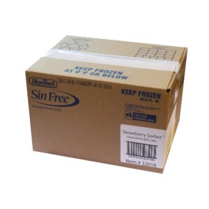 Sorbet Redc Cal Strawb 48-3z Sin Free | Corrugated Box