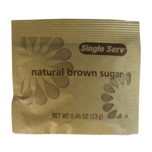 SUGAR BROWN NATURAL 96-13GM PKT SS | Raw Item